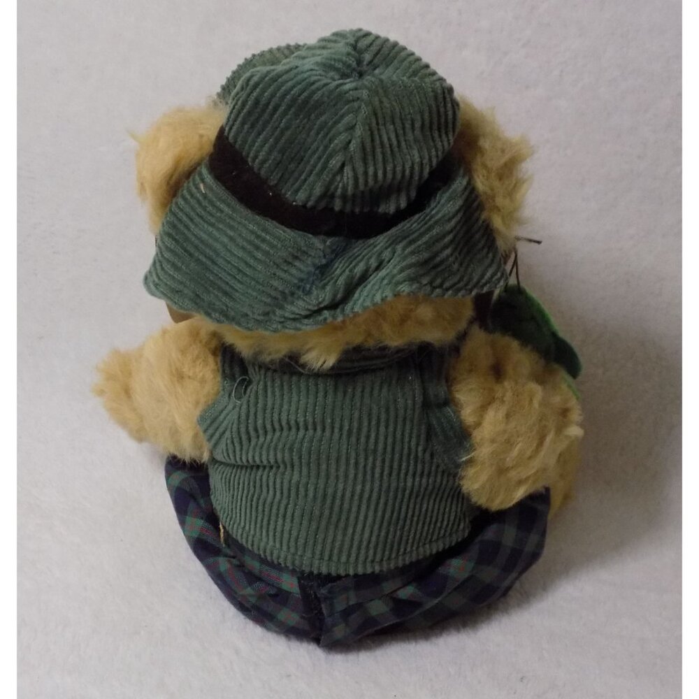 Russ Berrie Teddy Bears From the Past Montana Plush Fisherman w Fishing Pole Hat - Picture 4 of 8